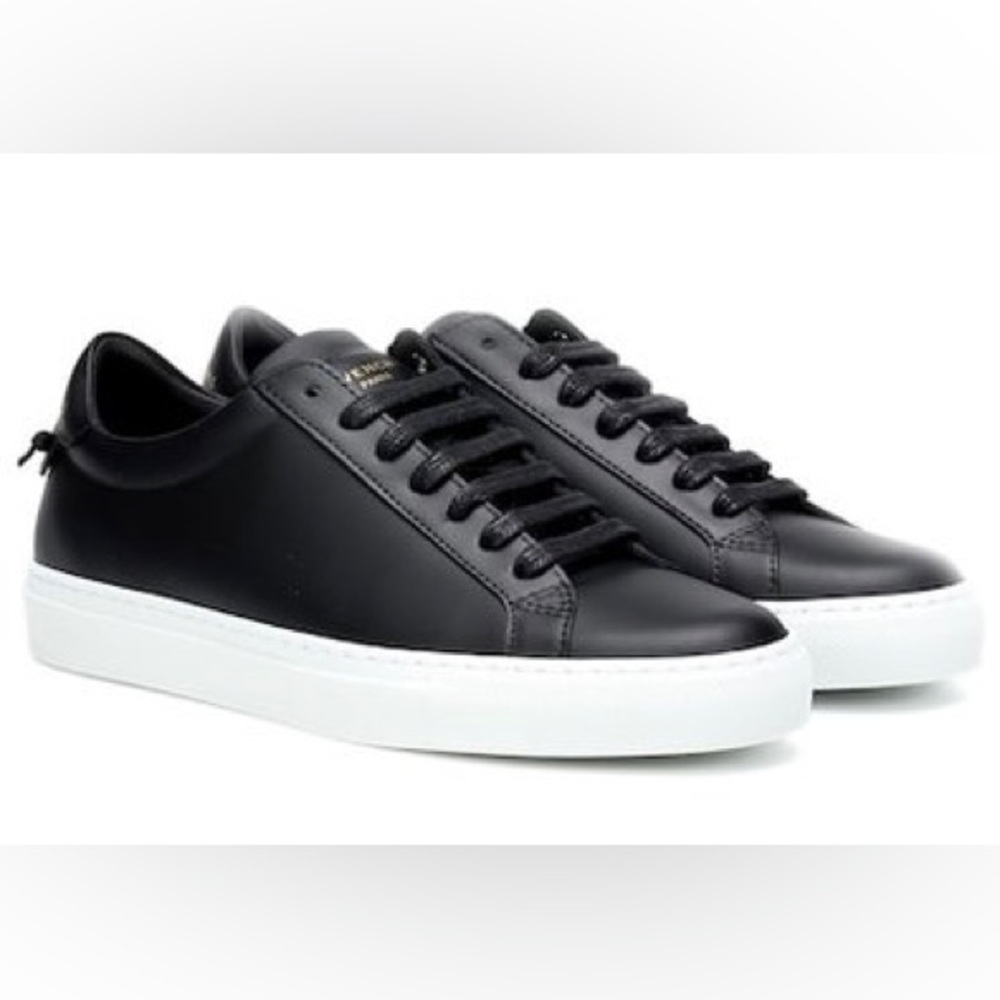 Givenchy Black Leather Sneakers